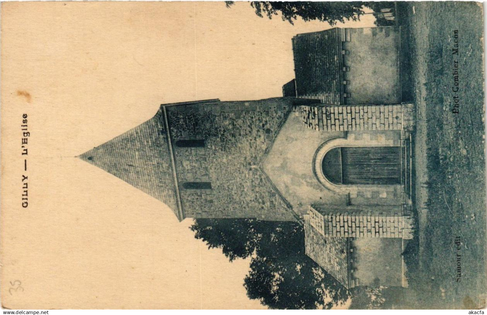 CPA GILLY L'Église (680366)