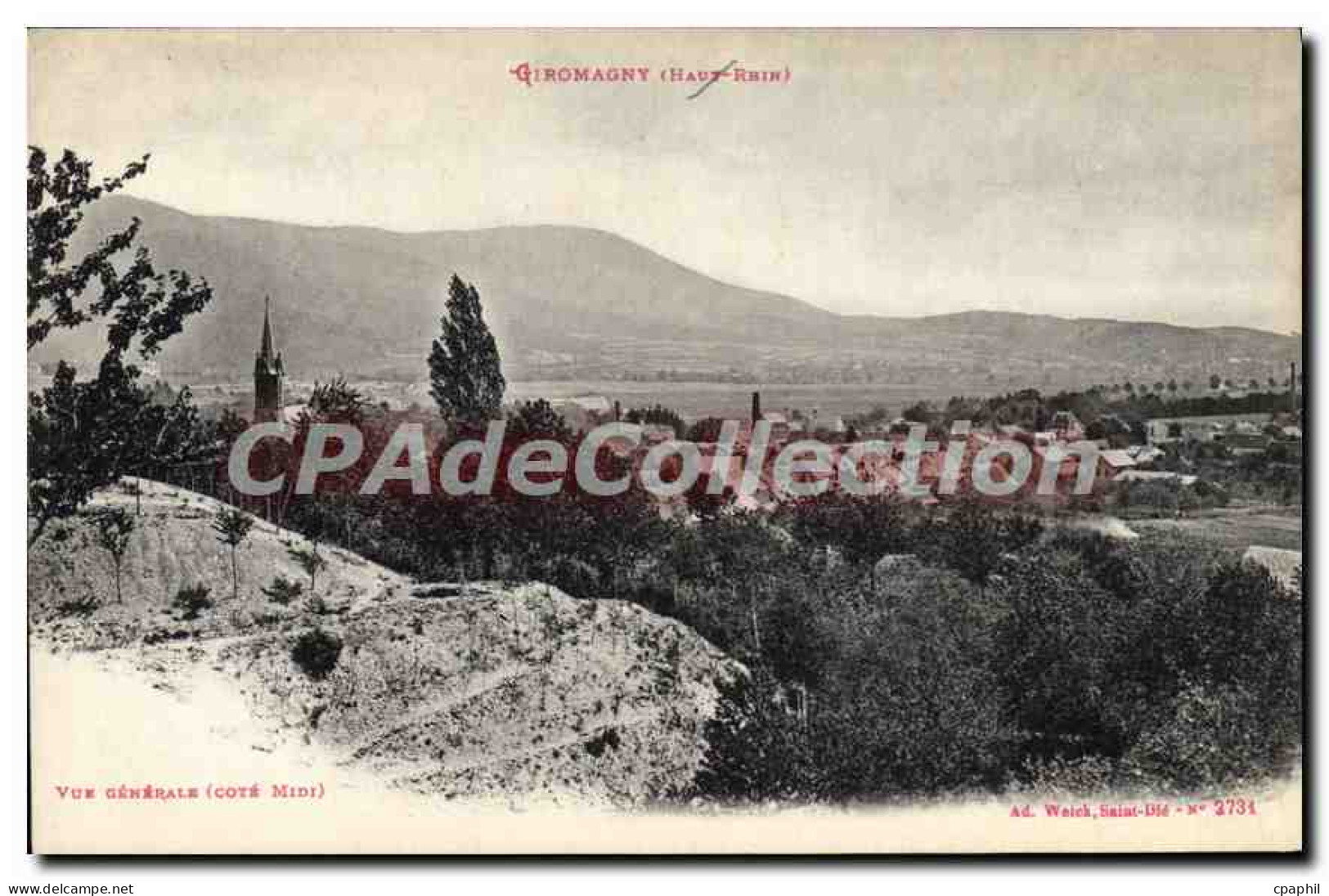 CPA Giromagny Haut Rhin