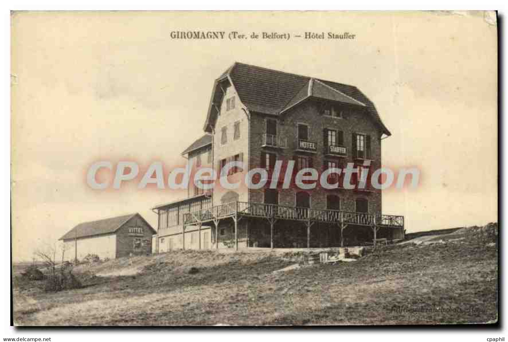 CPA Giromagny Hotel Stauffer
