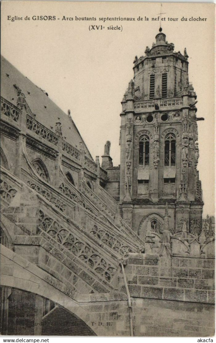 CPA GISORS Eglise de Gisors - Arcs Boutants Septentrionaux (1160941)