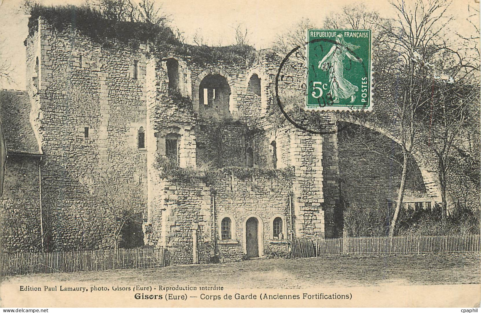 CPA Gisors (Eure) Corps de Garde (Anciennes Fortifications)