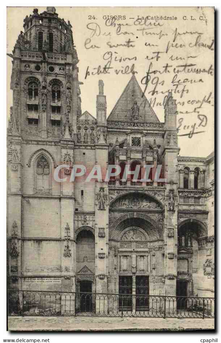 CPA Gisors La Cathedrale