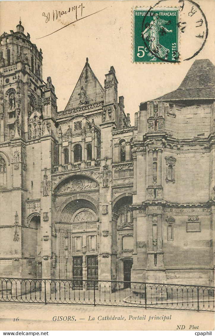 CPA Gisors La Cathedrale