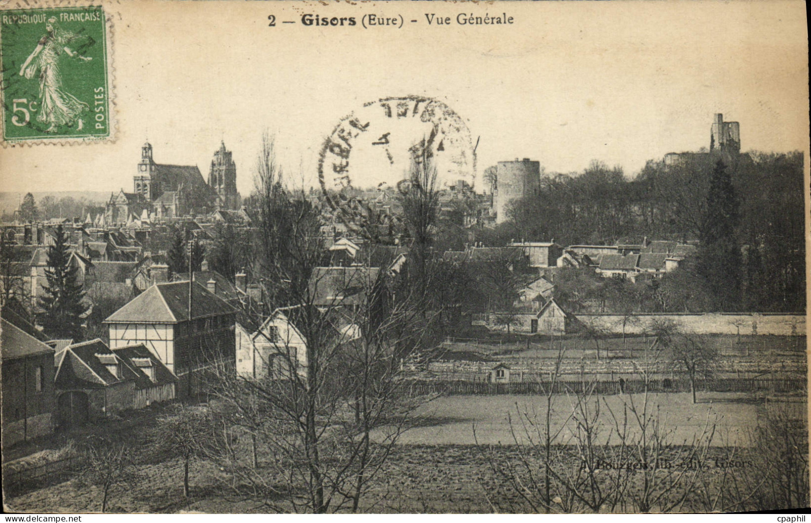 CPA Gisors Vue Generale