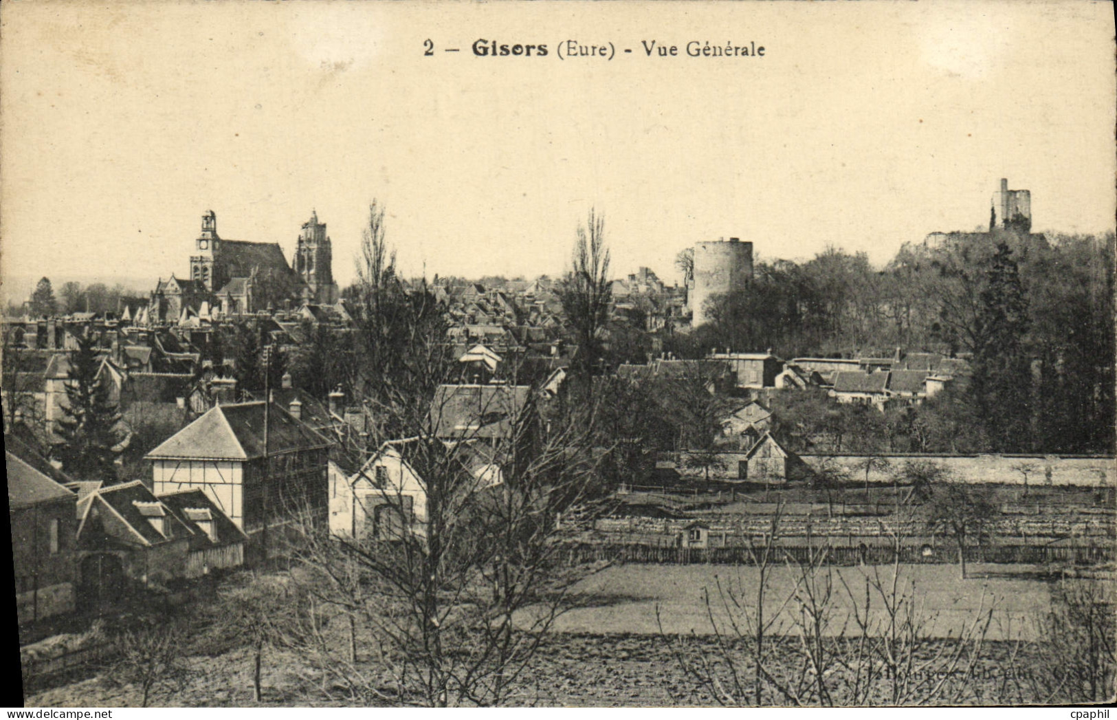 CPA Gisors Vue Generale