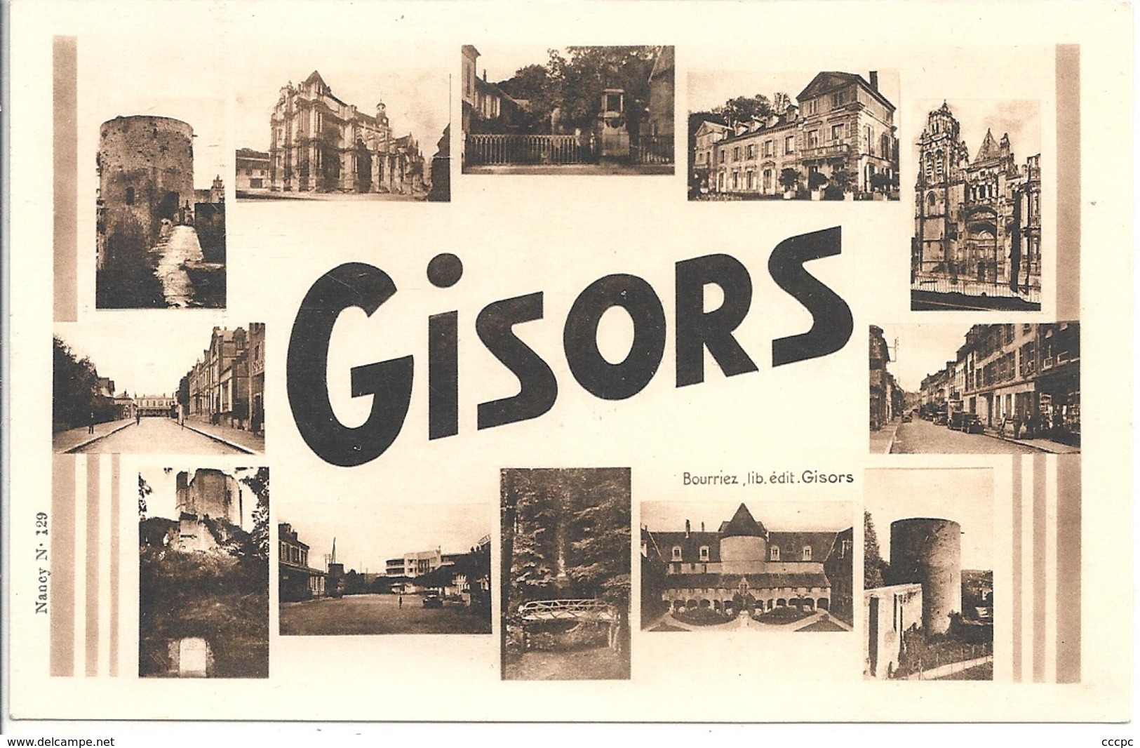 CPA Gisors vues multiples