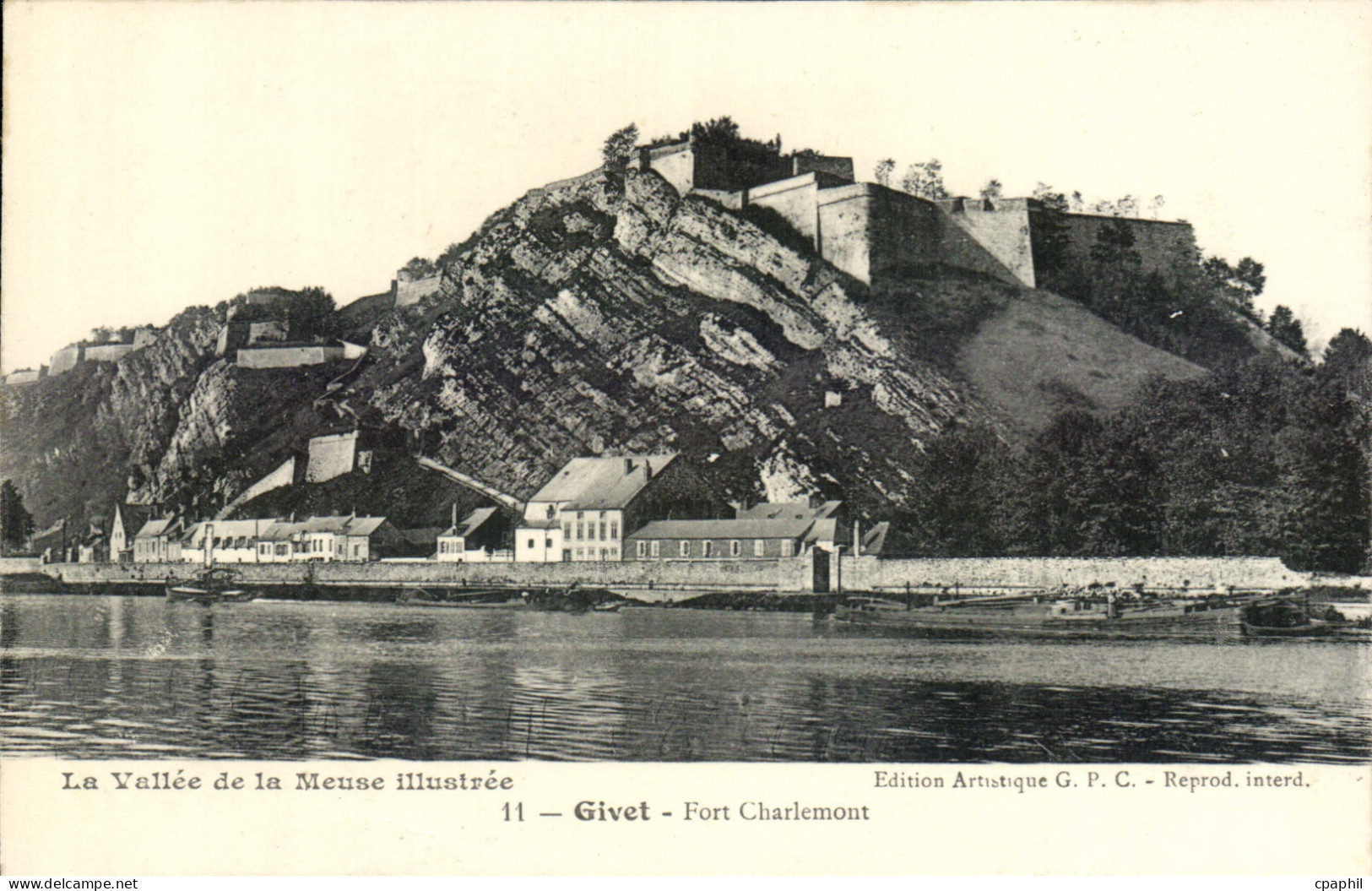 CPA Givet Fort Charlemont