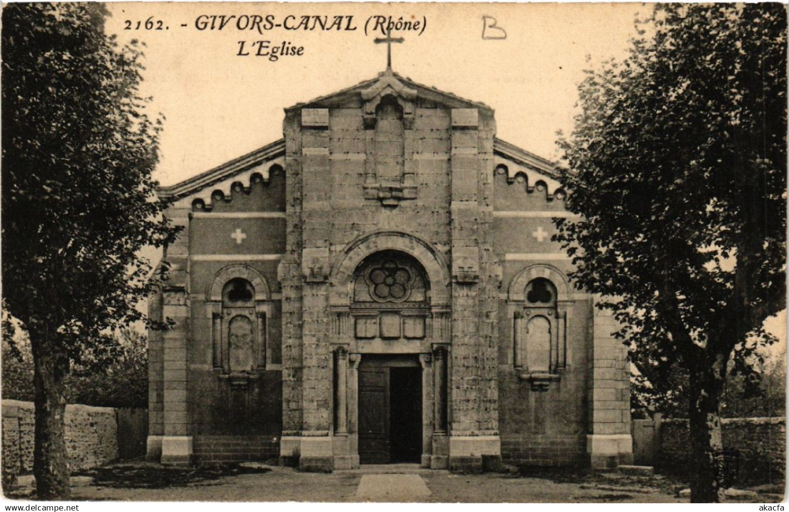 CPA GIVORS CANAL L'Église (461925)