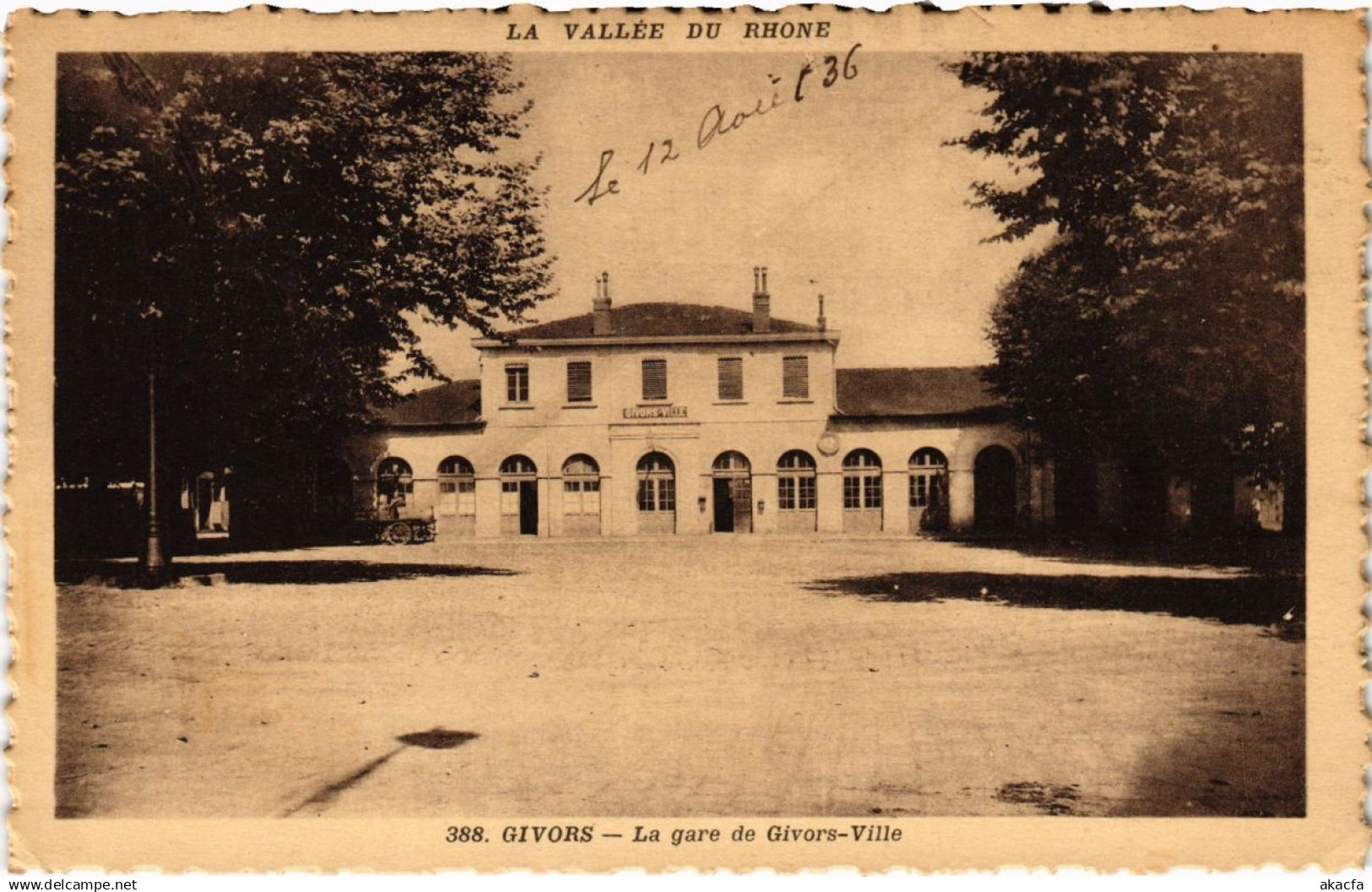 CPA Givors - La Gare de Givors-Ville - La Vallee du Rhonr (1036322)
