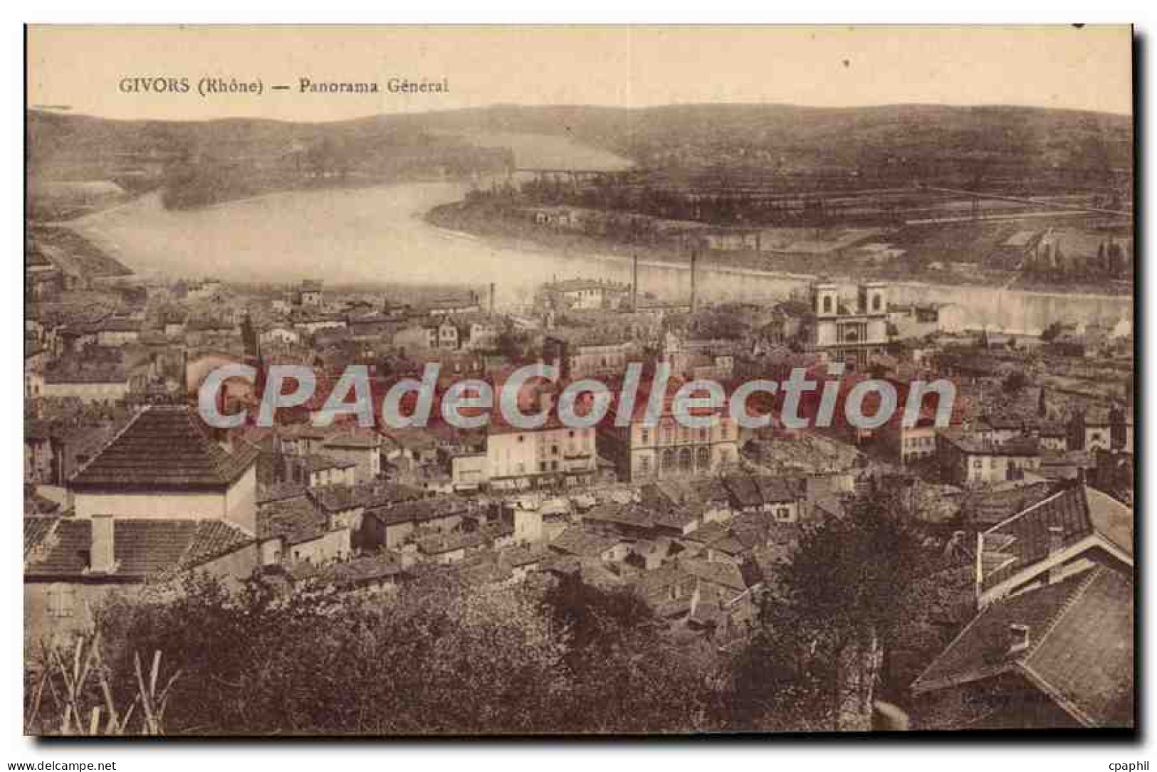 CPA Givors Panorama Generale