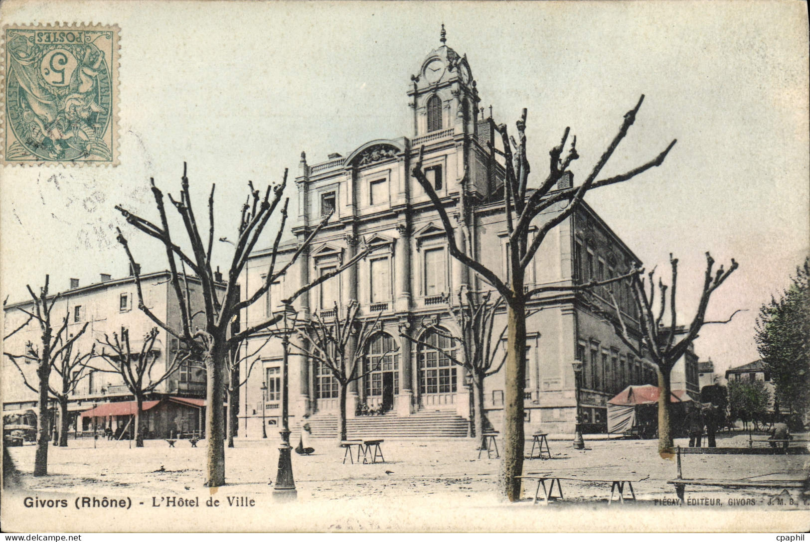 CPA Givors Rhone L'Hotel de Ville