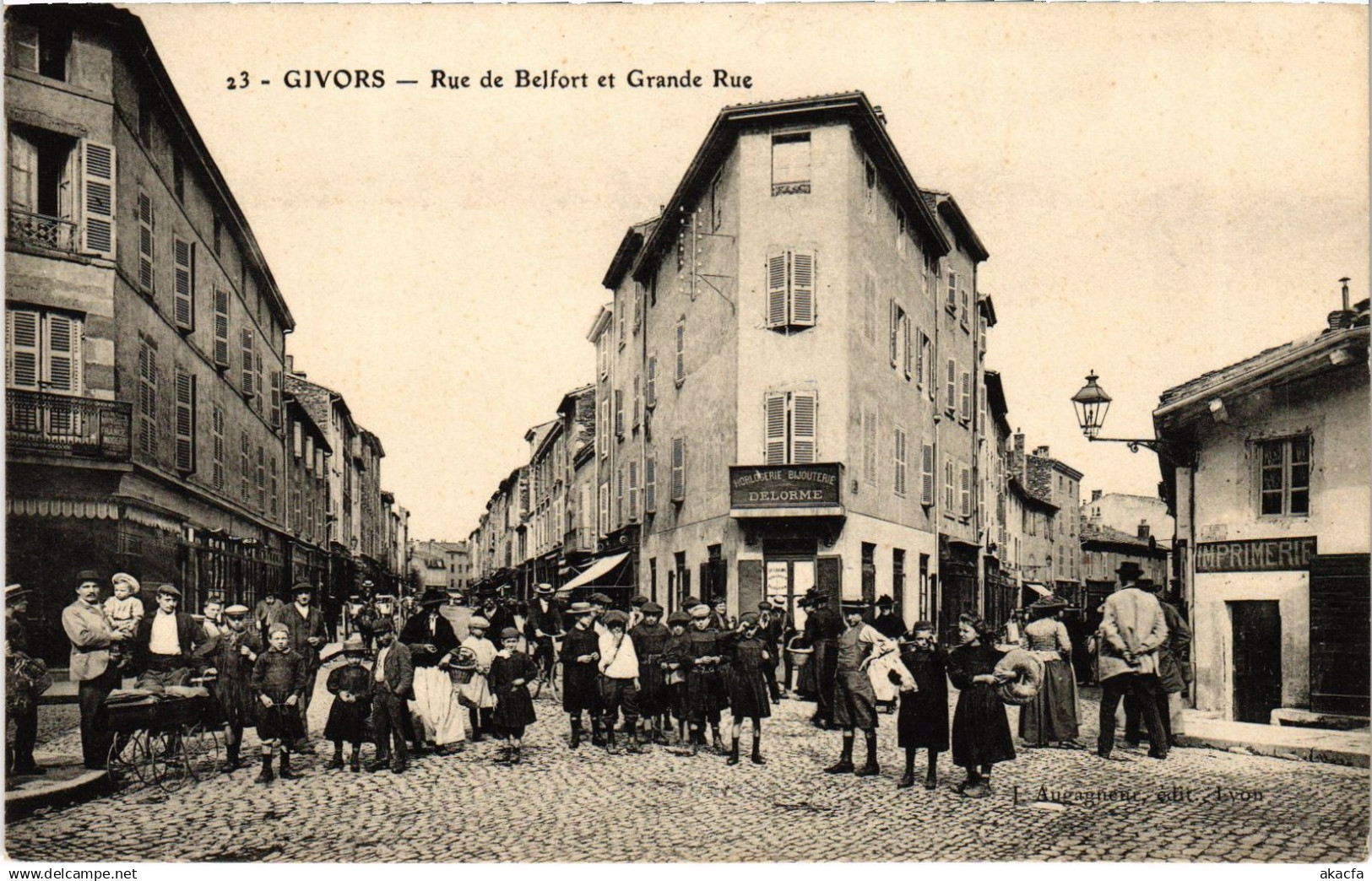CPA Givors Rue de Belfort Grande Rue (1392171)