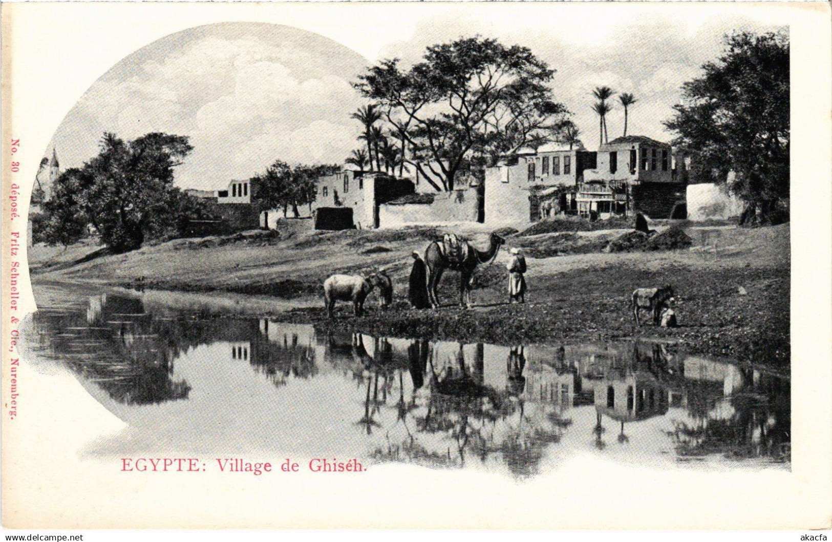 CPA GIZEH Village de Ghiseh EGYPT (1324691)