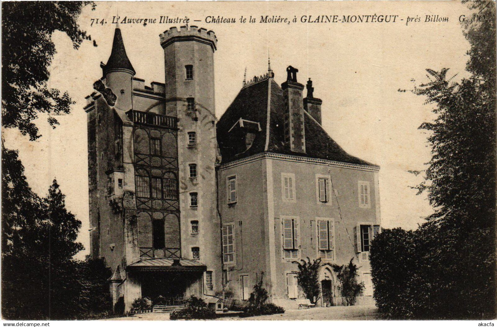 CPA GLAINE-MONTAIGUT Chateau de la Moliere (1256243)