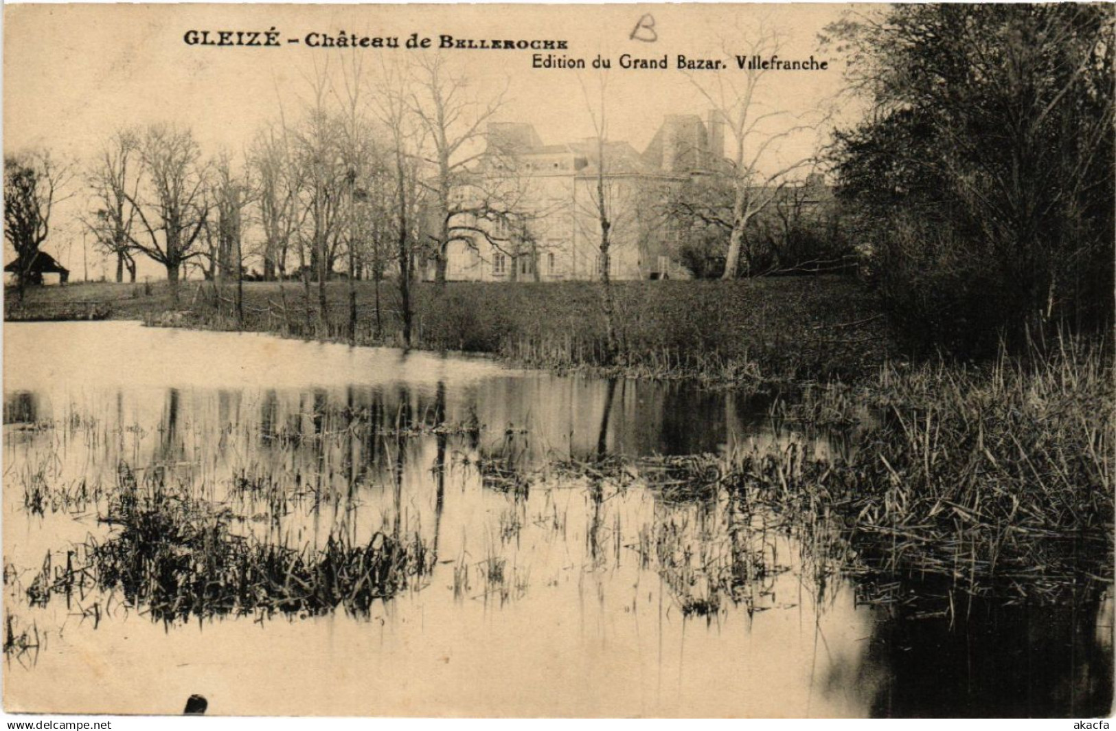 CPA GLEIZE Chateau de BELLEROCHE (461919)