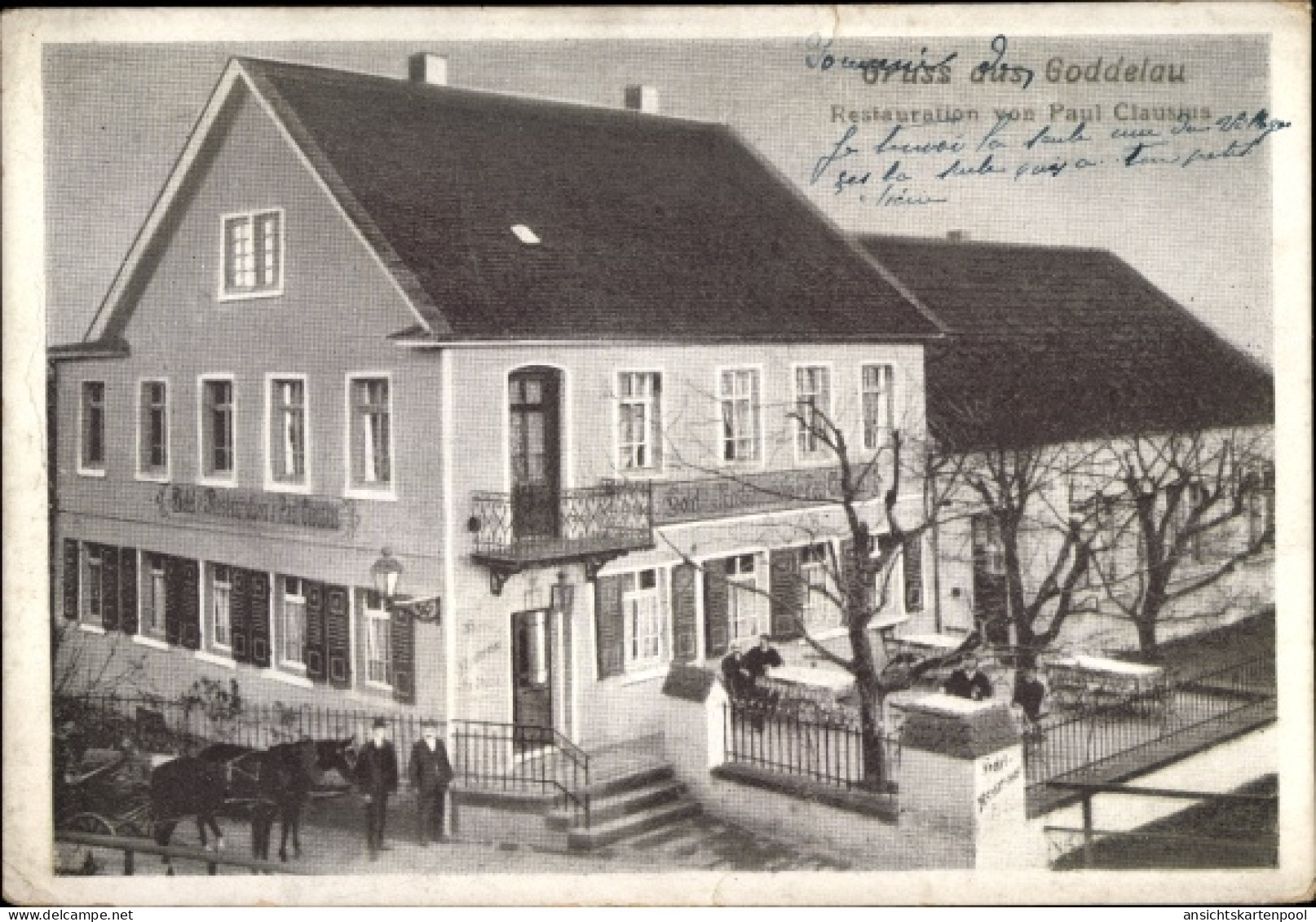 CPA Goddelau Riedstadt im Rheingraben, Restauration, Hotel
