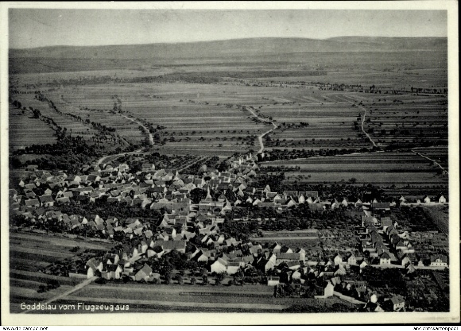 CPA Goddelau Riedstadt in Hessen, Fliegeraufnahme