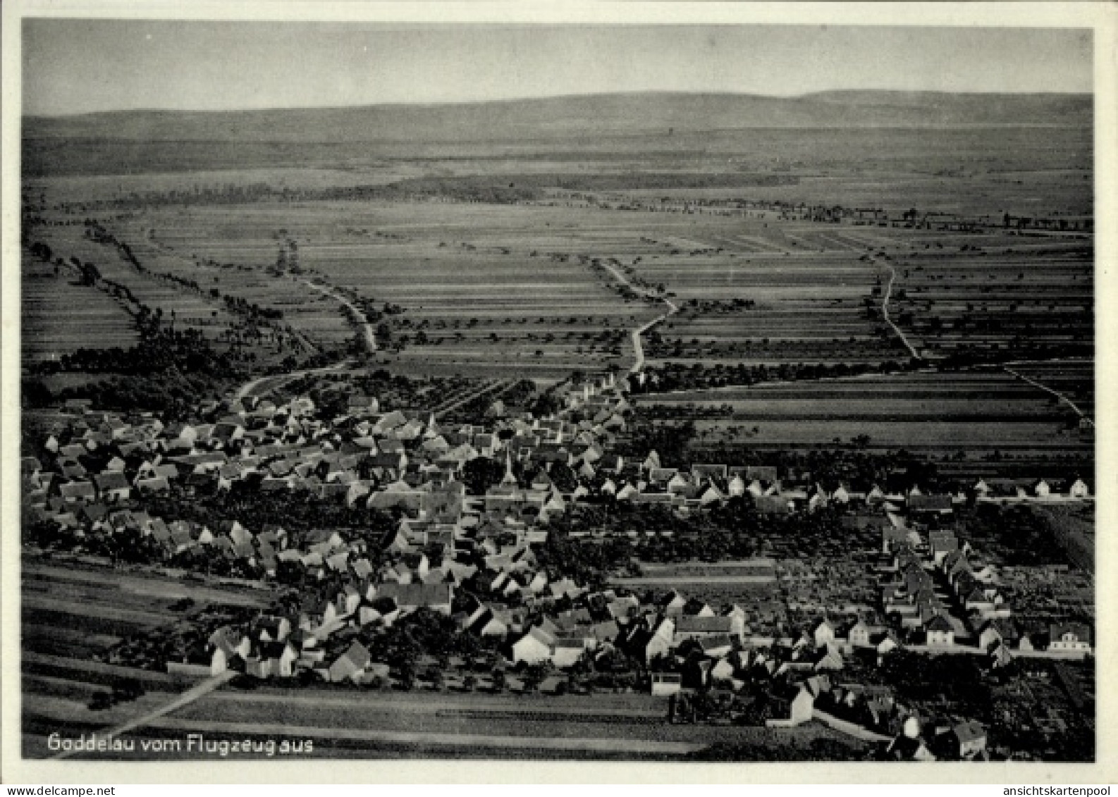 CPA Goddelau Riedstadt in Hessen, Luftaufnahme