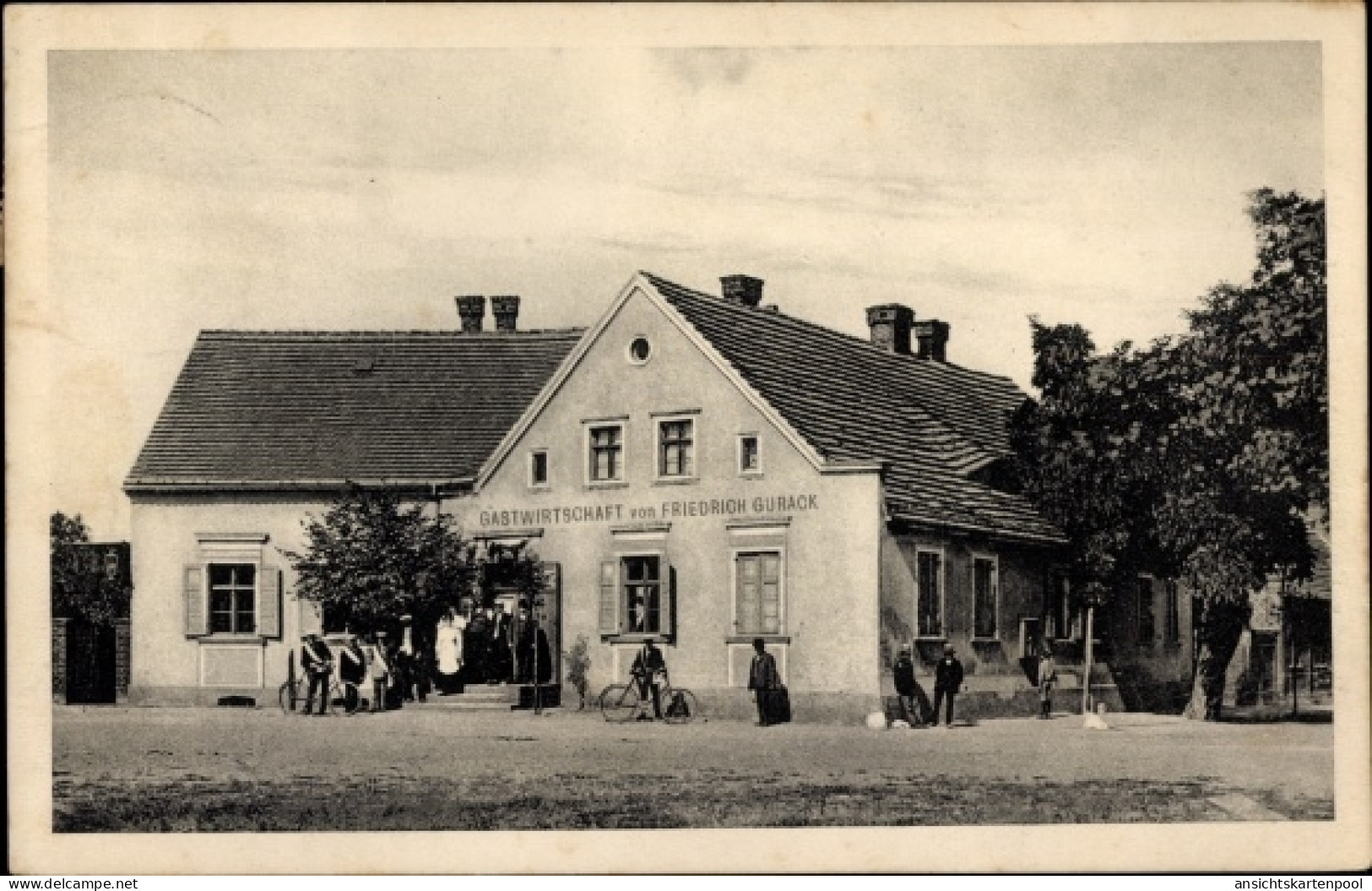 CPA Golzow im Oderbruch, Gastwirtschaft von Friedrich Gurack