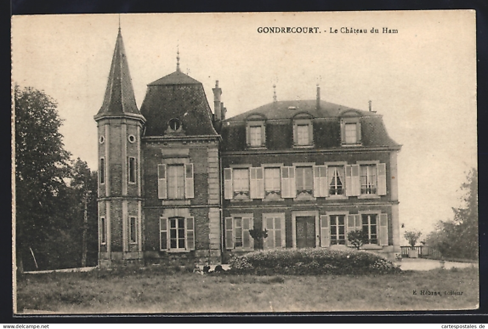 CPA Gondrecourt, Le Chateau du Ham