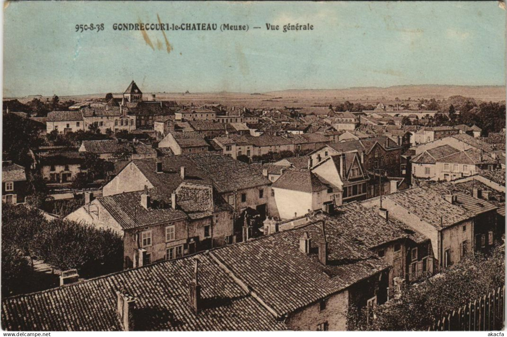 CPA GONDRECOURT le Chateau Vue générale (152552)