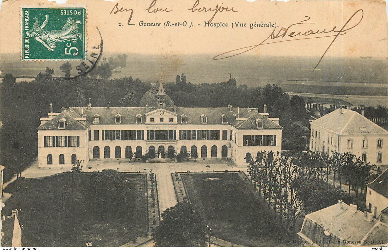 CPA Gonesse (S-et-O) Hospice (Vue générale)