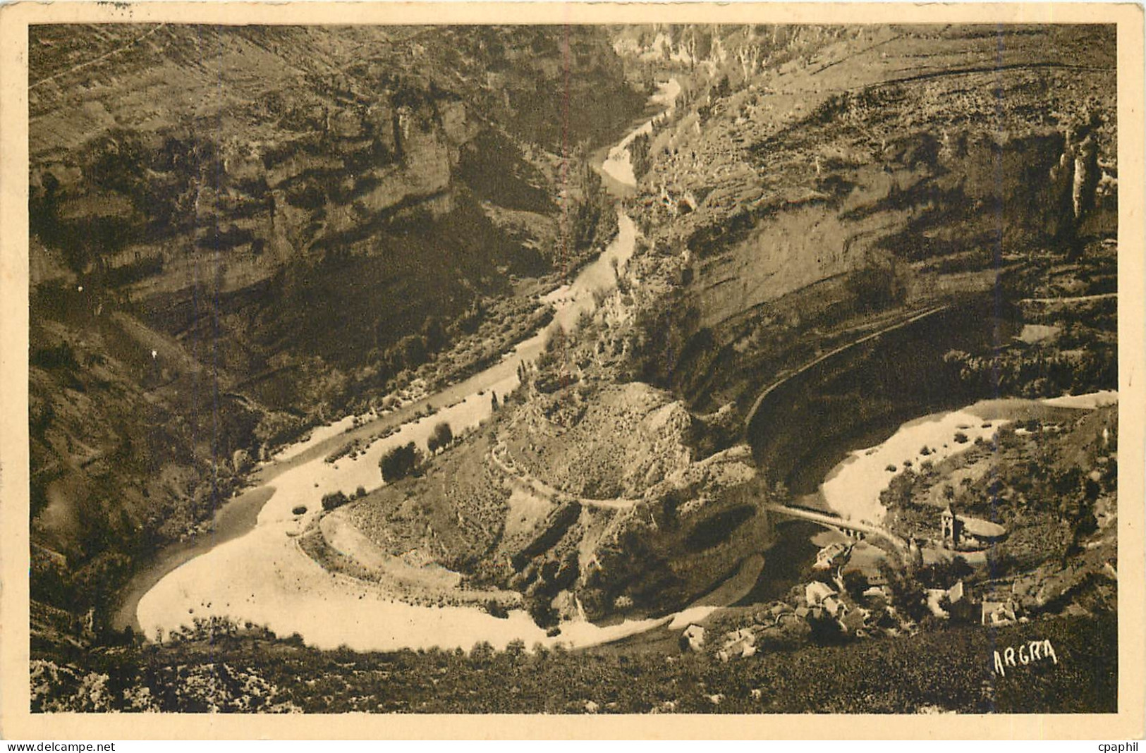 CPA Gorges du Tarn  Boucle du Tarn à St-Chely