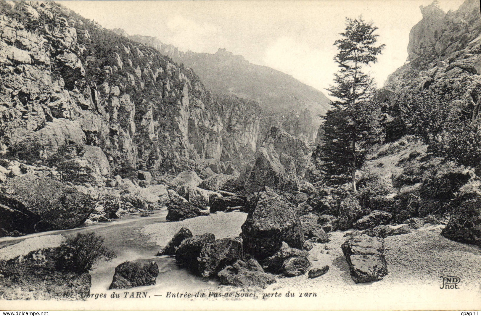 CPA Gorges du Tarn Entree du Pas de Souci porte du Tarn