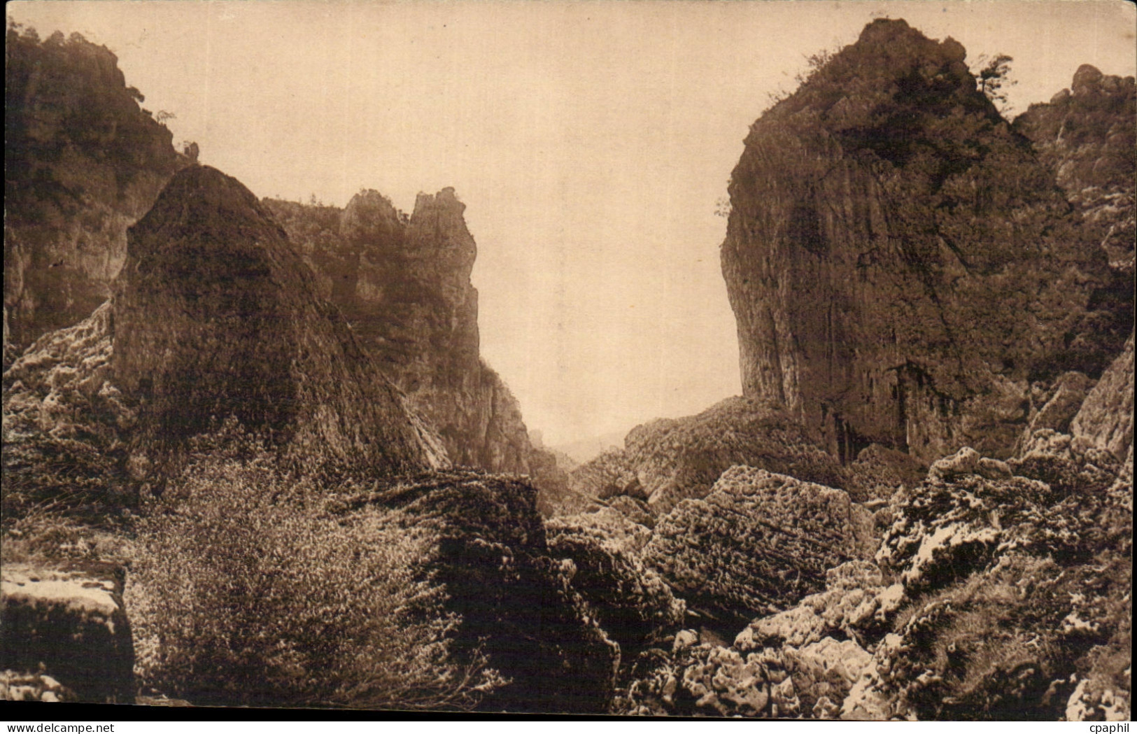 CPA Gorges du Tarn Le pas de Soucy