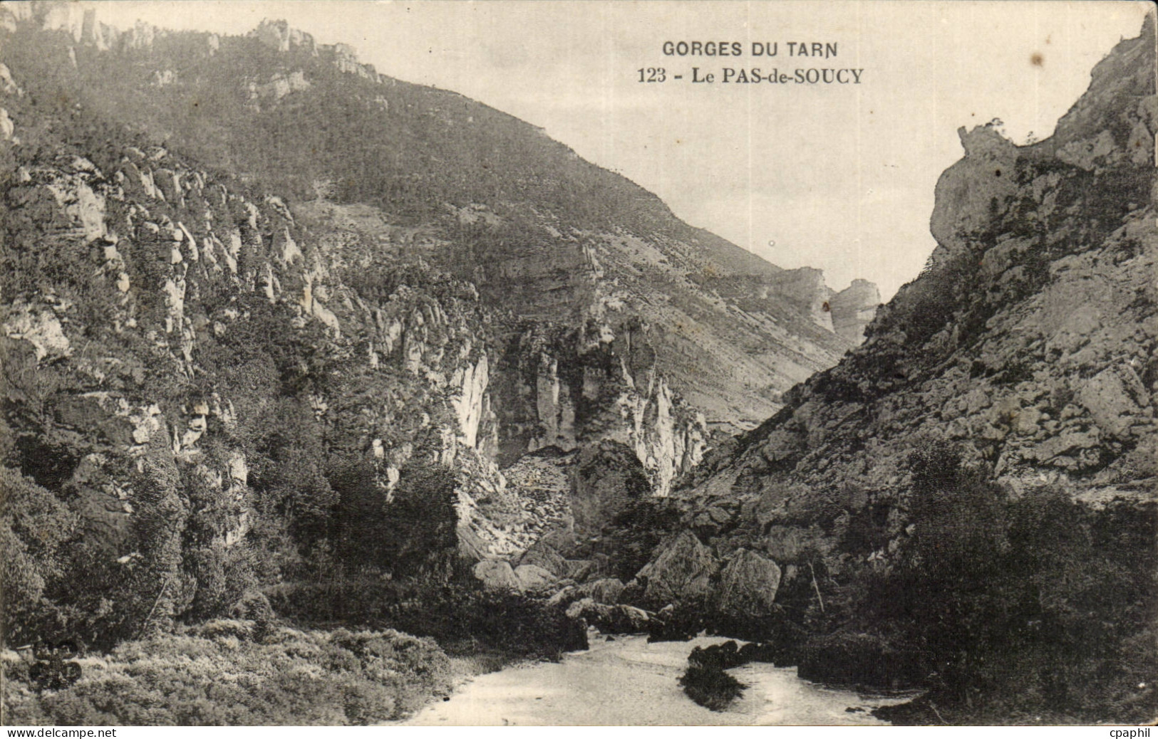CPA Gorges du Tarn Le Pas de Soucy
