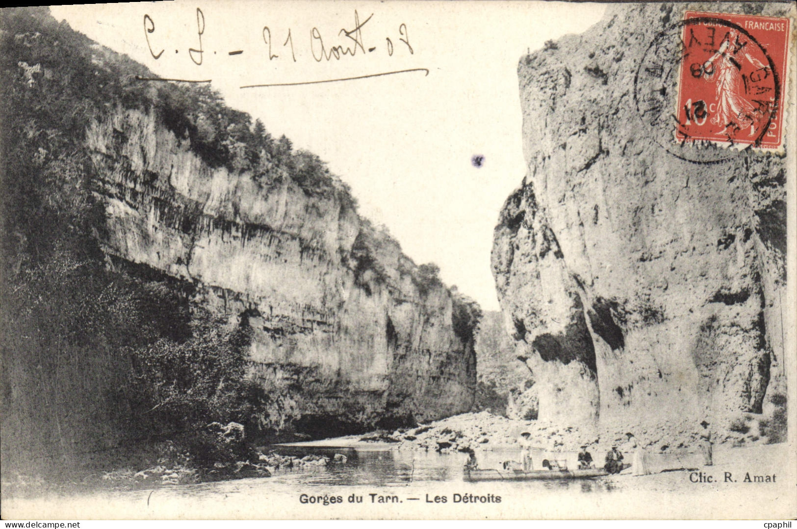 CPA Gorges du Tarn Les Detroits