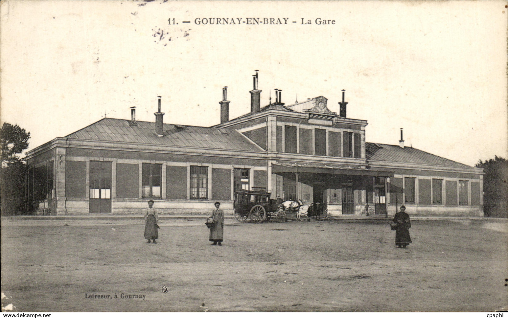 CPA Gournay En Bray La Gare