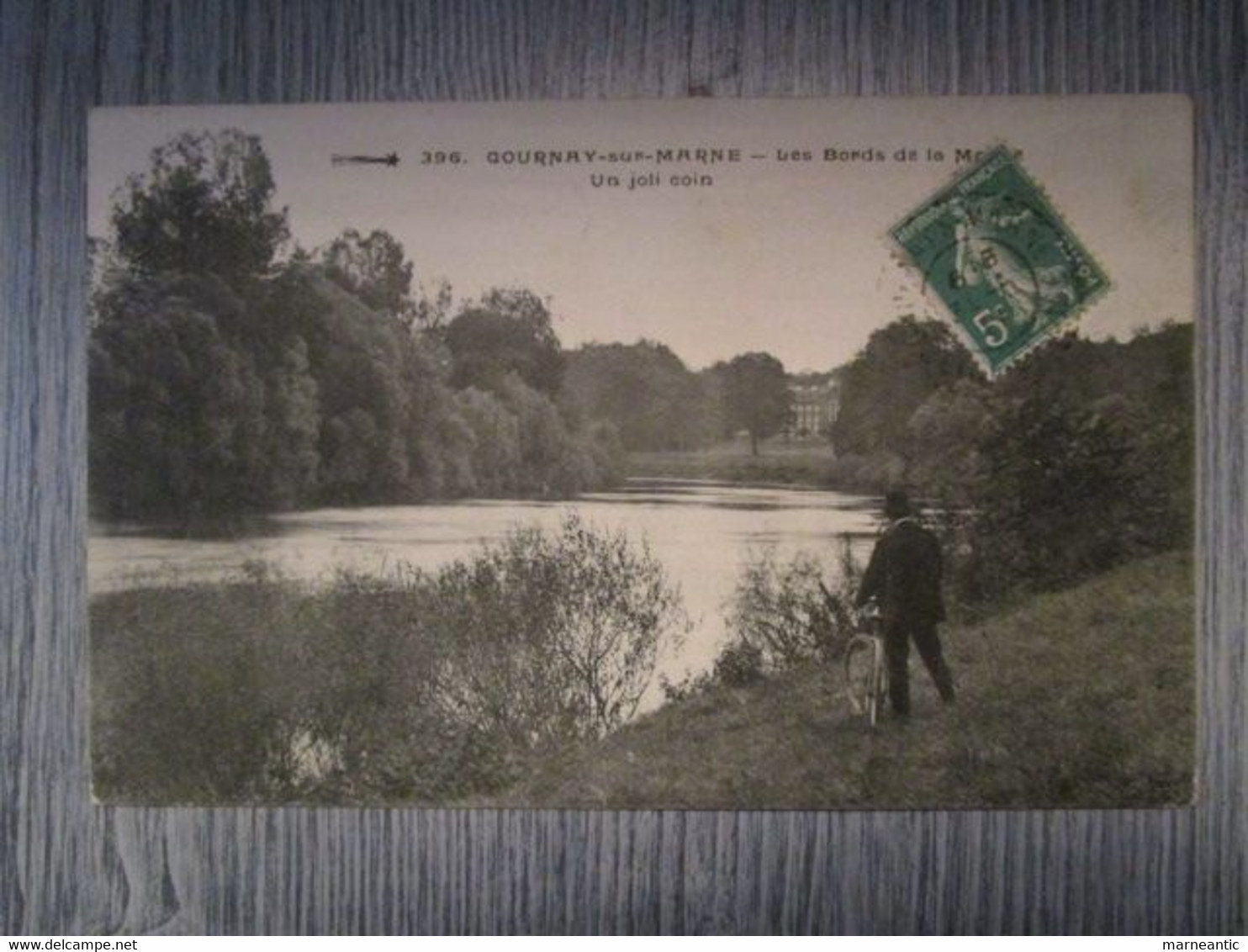 cpa Gournay sur marne(93)les bords de la marne-un joli coin