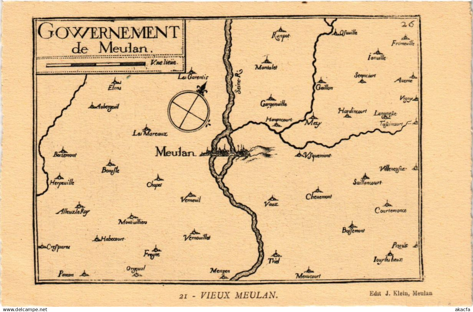 CPA Gowernement de MEULAN - Vieux MEULAN (246519)
