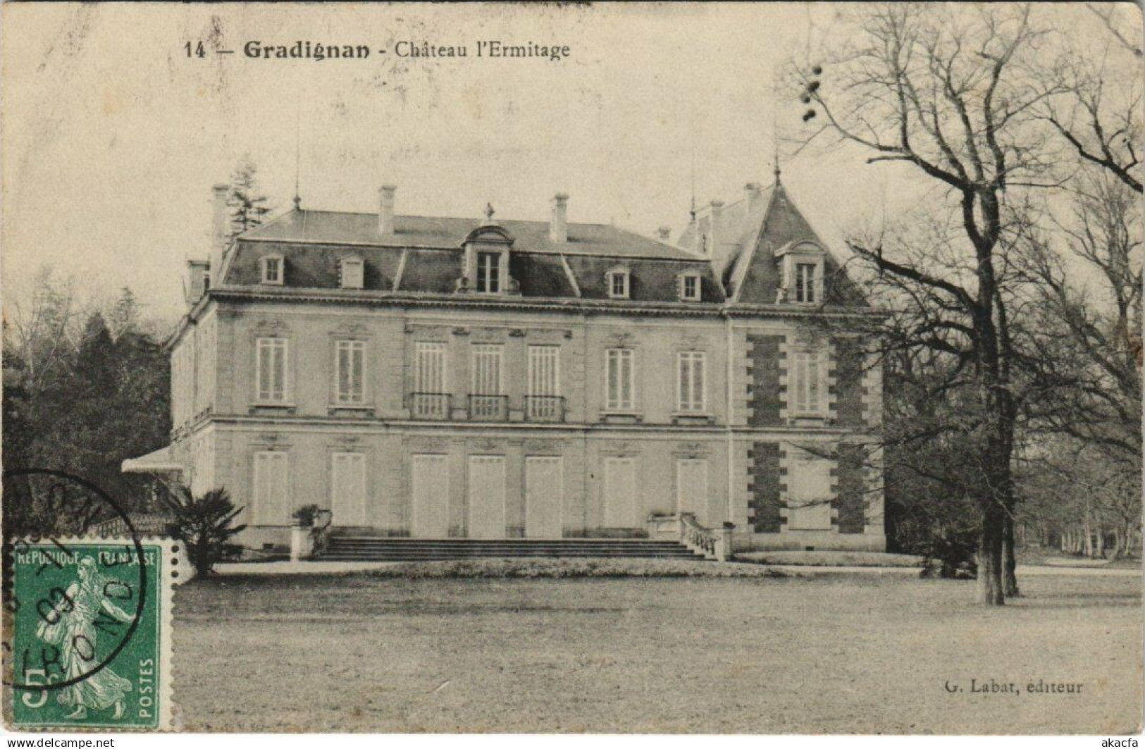 CPA GRADIGNAN - Chateau l'Ermitage (140279)