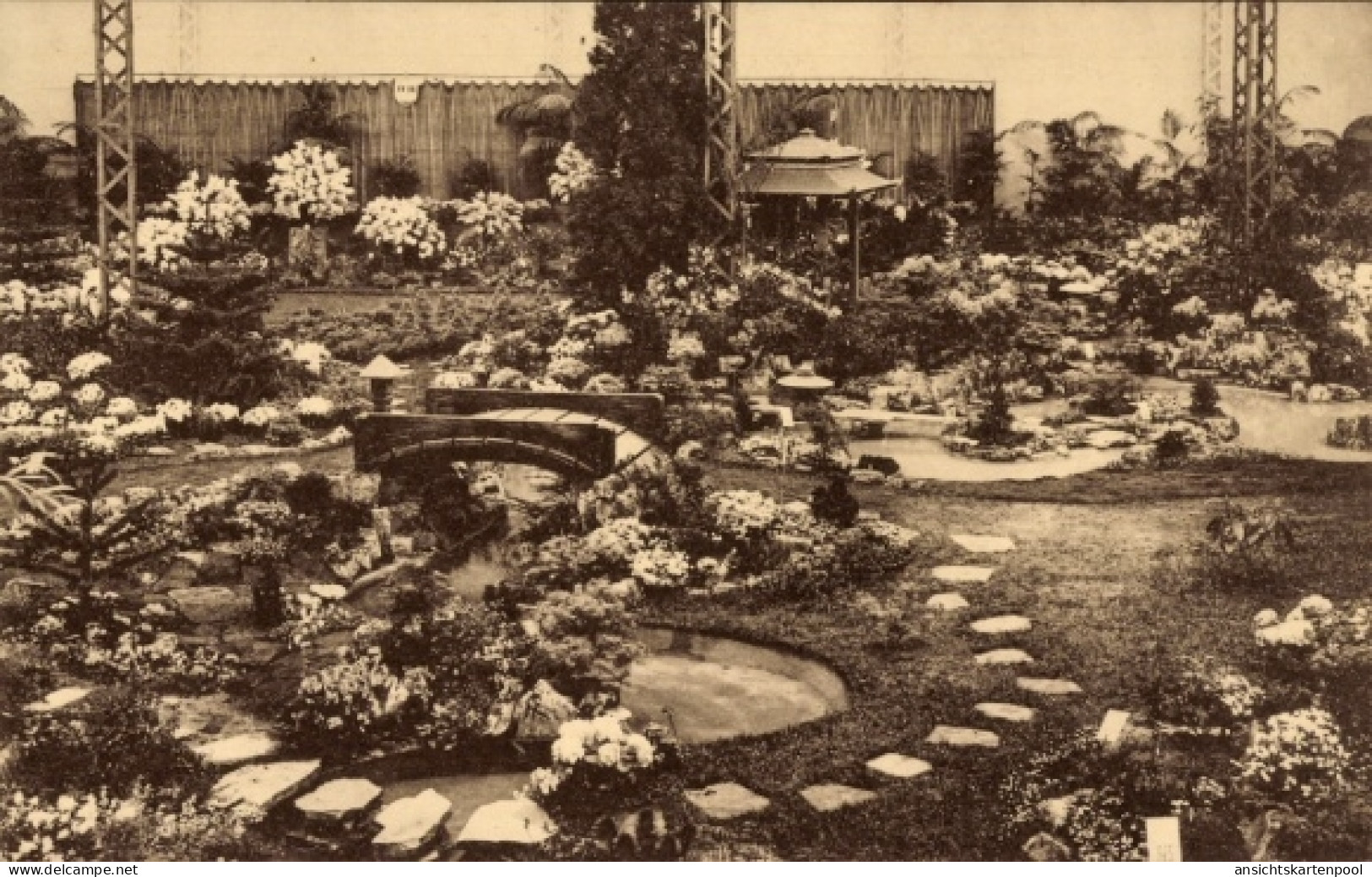 CPA Grand Gand Flandre orientale, Floralies 1938