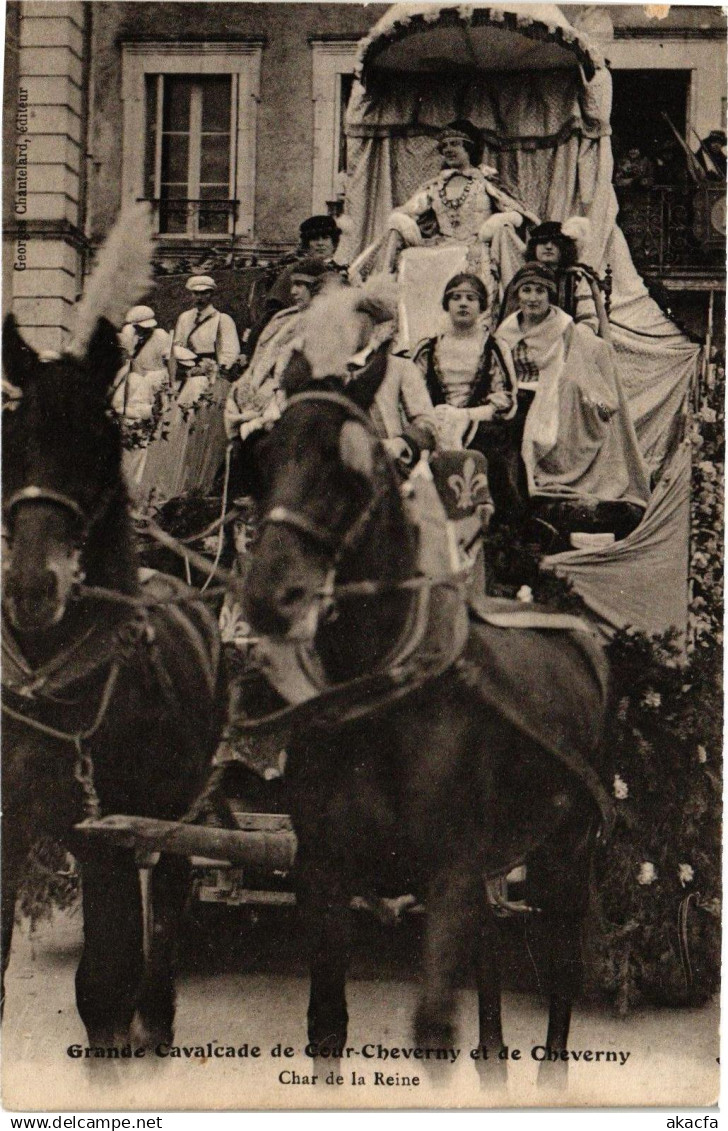 CPA Grande Cavalcade de Ceur-CHEVERNY et de CHEVERNY (208717)