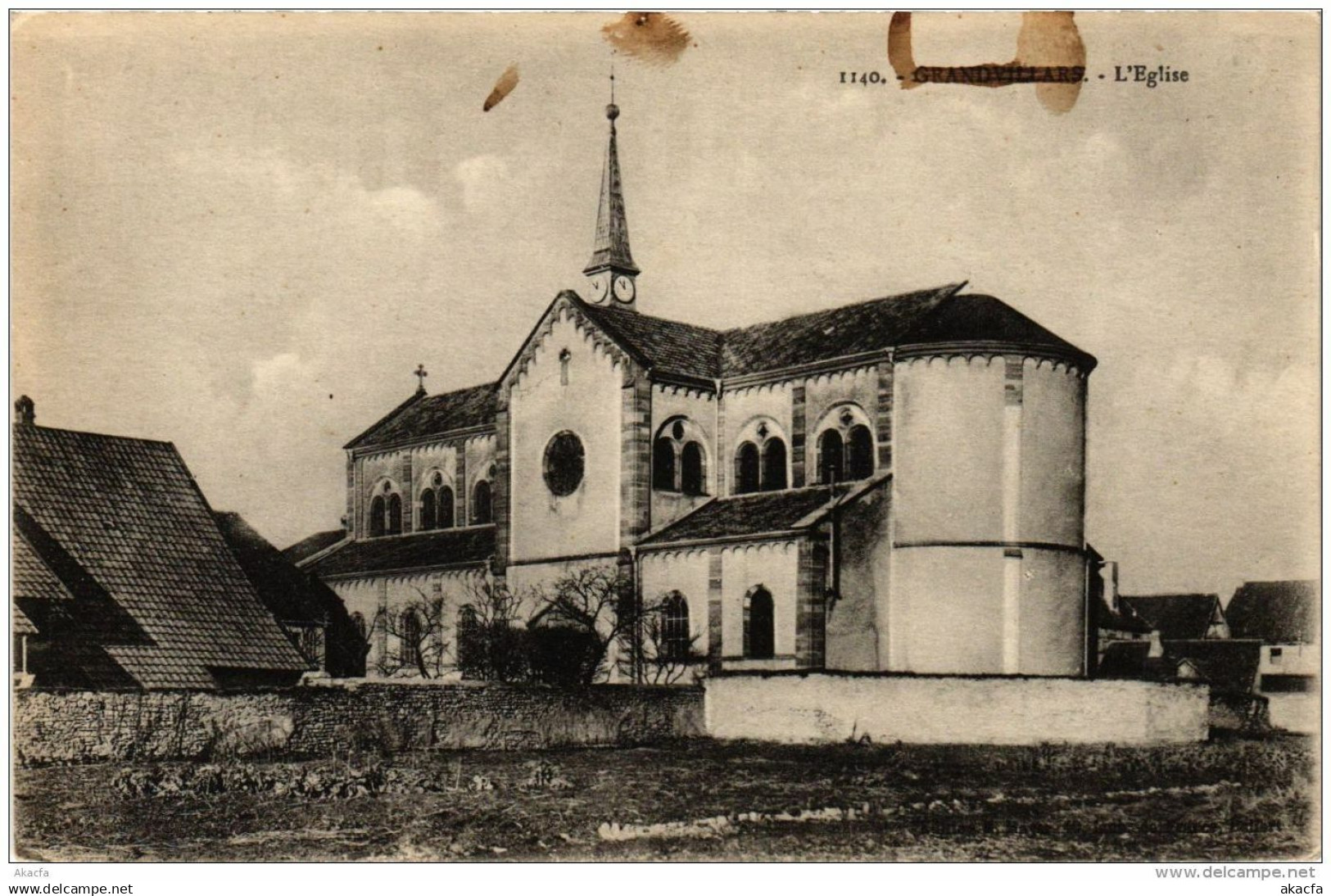 CPA GRANDVILLARS L'église (722598)