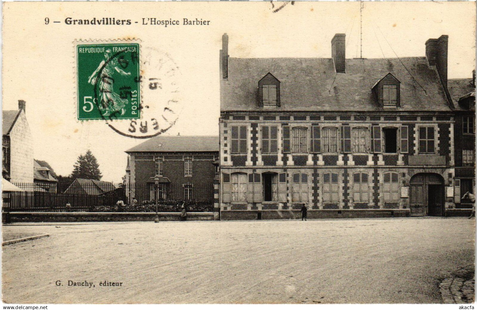 CPA Grandvilliers Hospice Barbier (1187044)