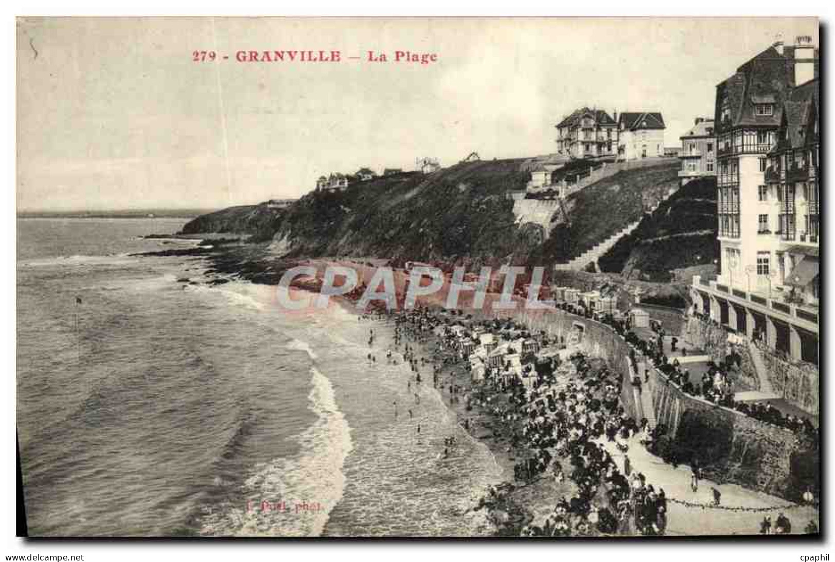 CPA Granville La Plage
