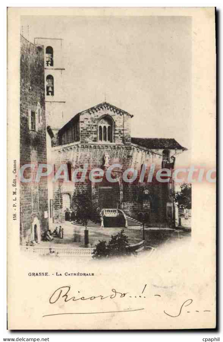 CPA Grasse la cathedrale