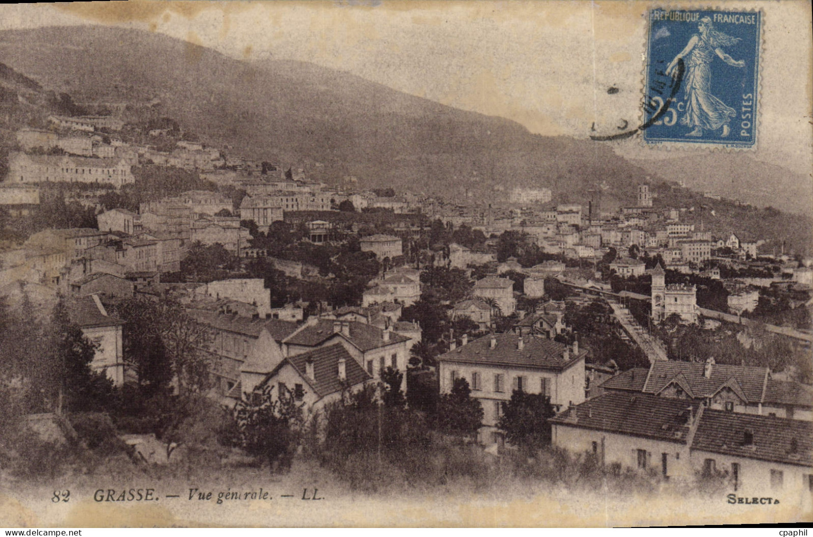 CPA Grasse Vue generale