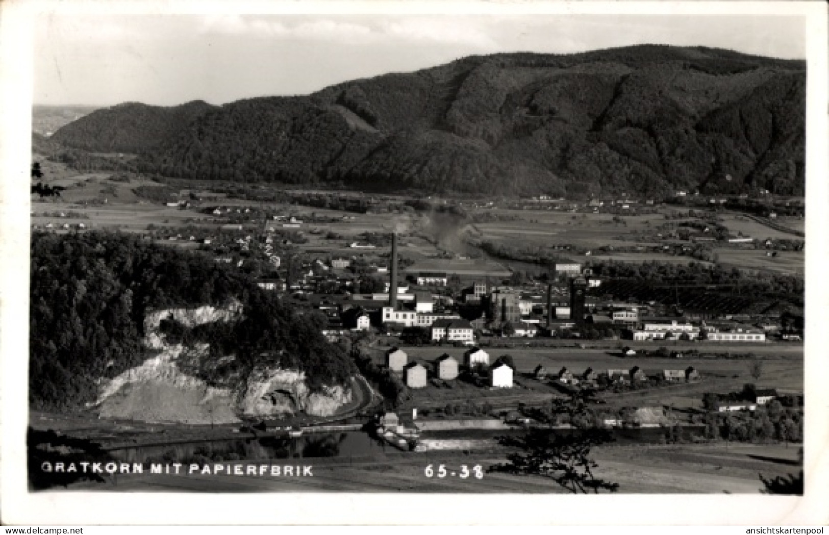 CPA Gratkorn Steiermark, Papierfabrik