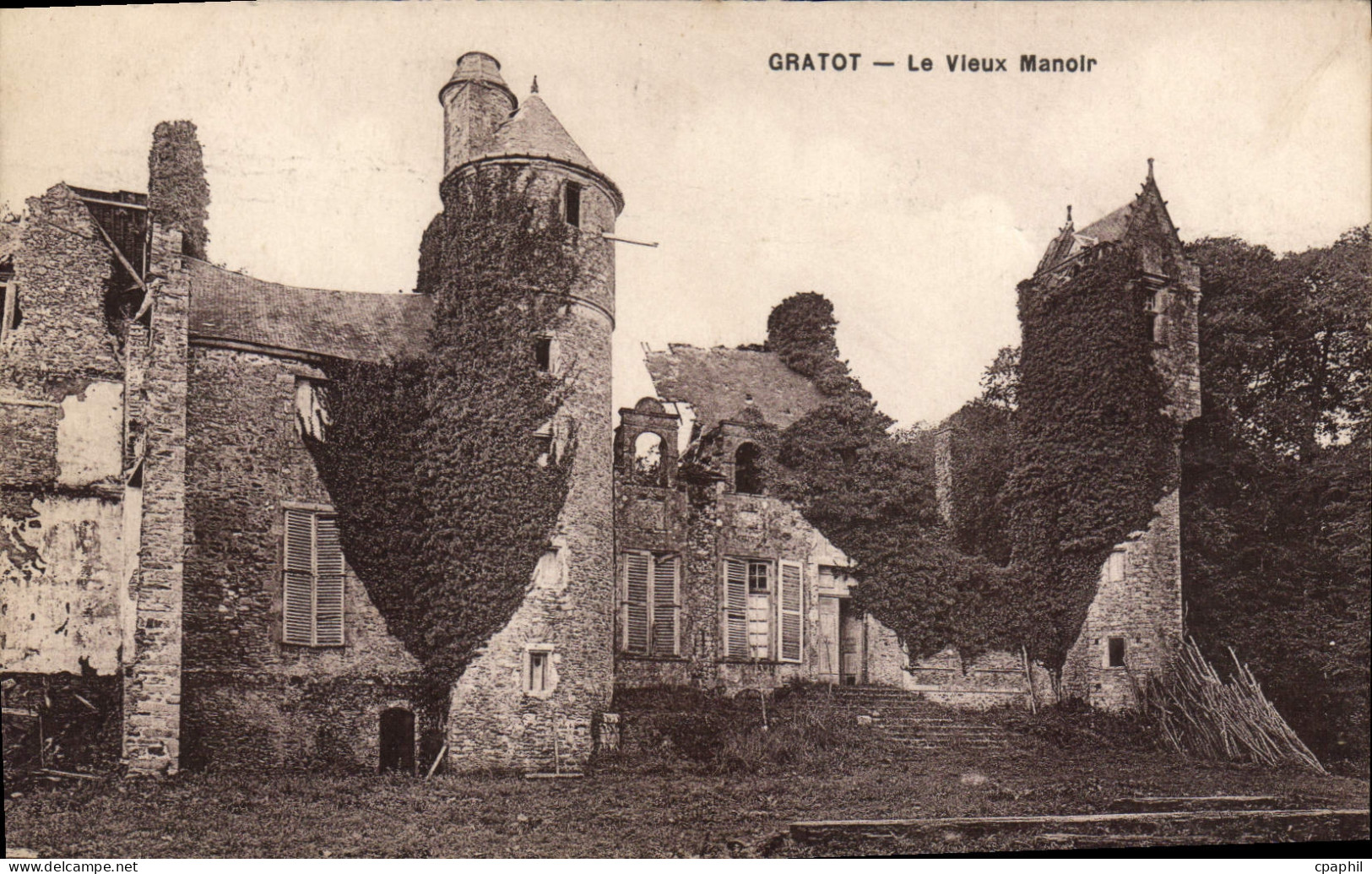 CPA Gratot Le Vieux Manoir
