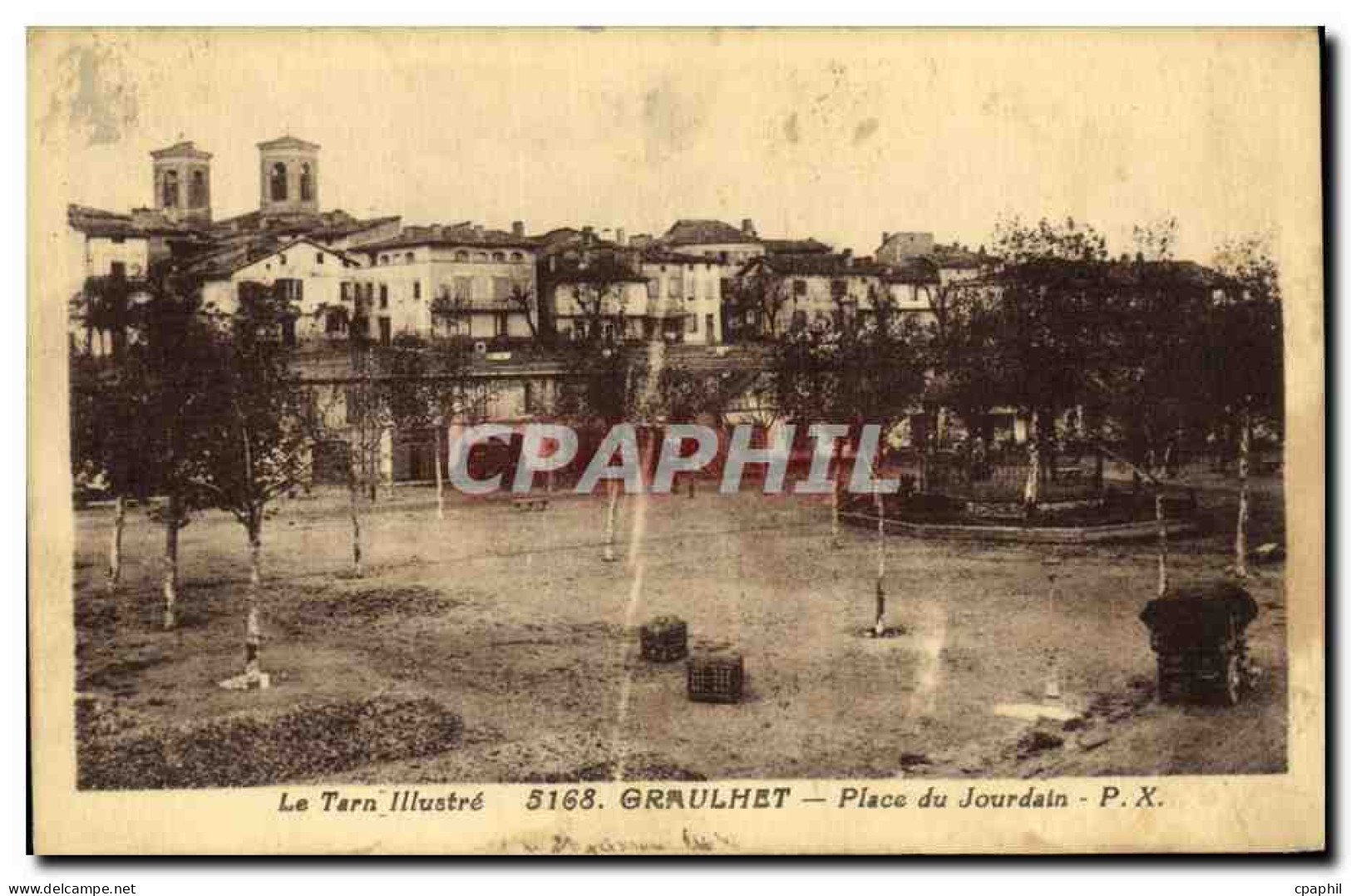 CPA Graulhet Place du Jourdain