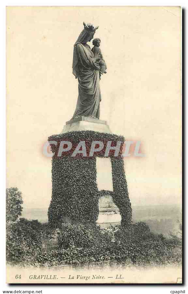CPA Graville La Vierge Noire