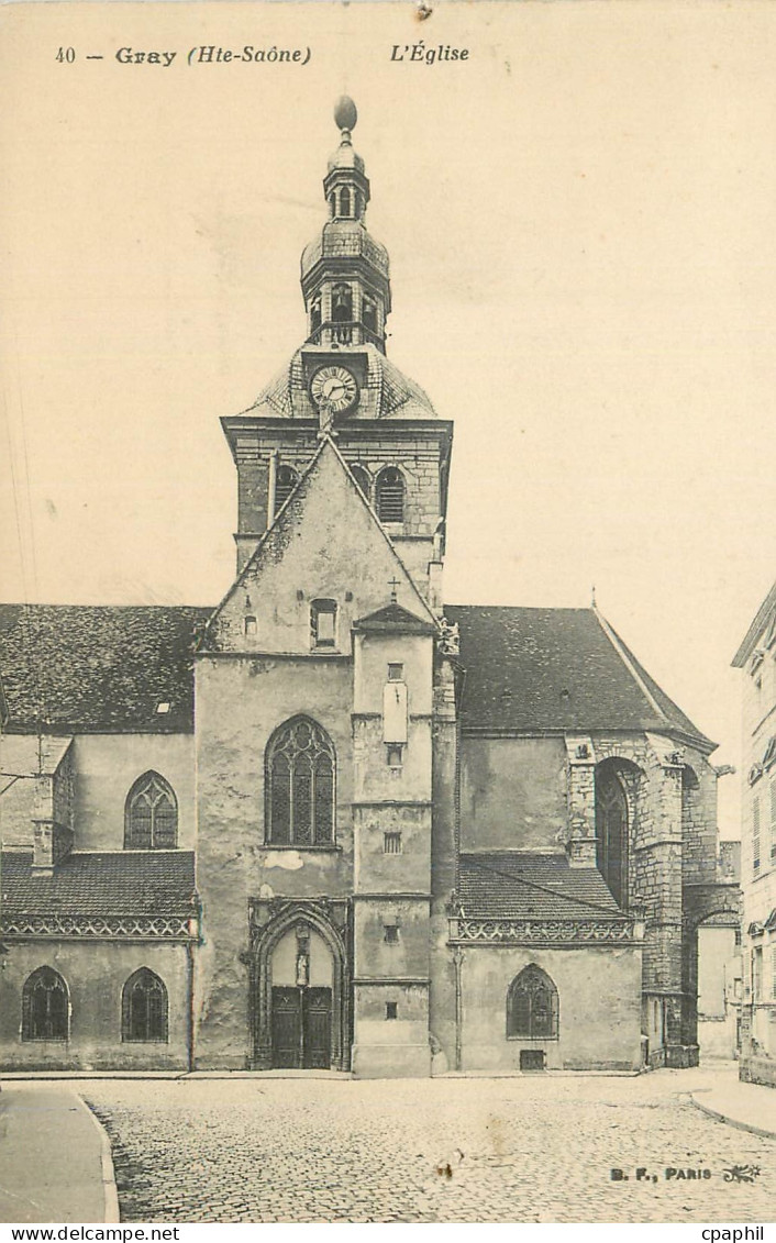 CPA Gray (Hte Saone) l'Eglise