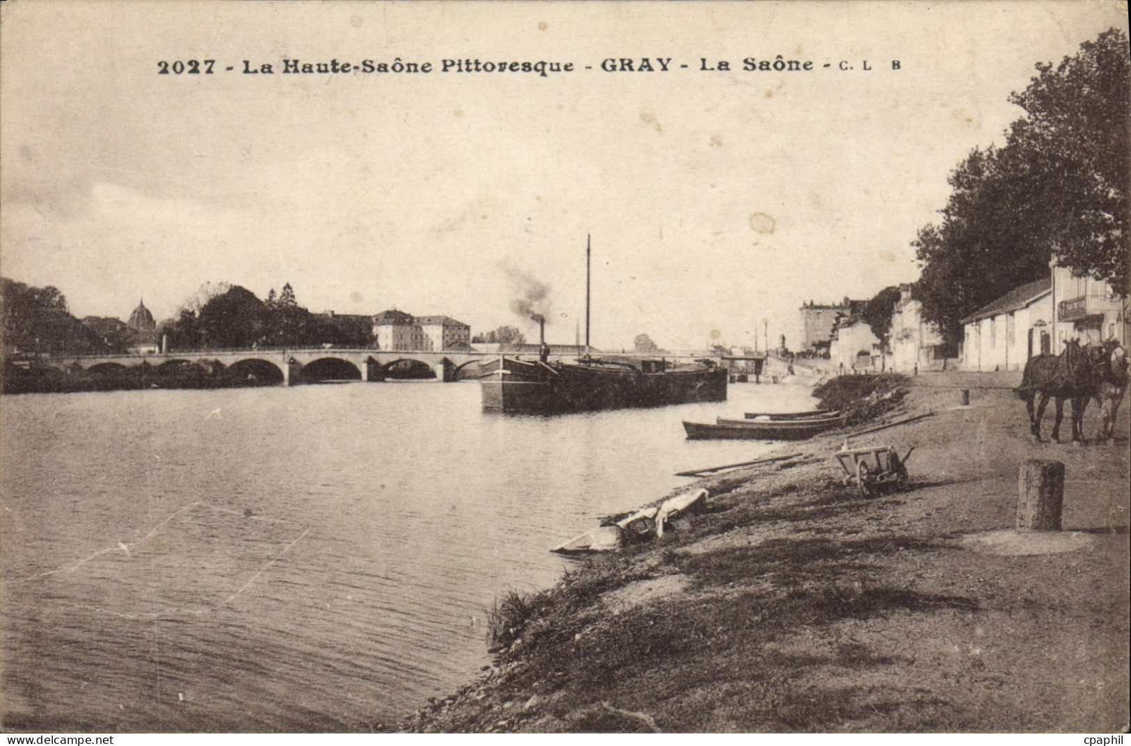 CPA Gray La Saone