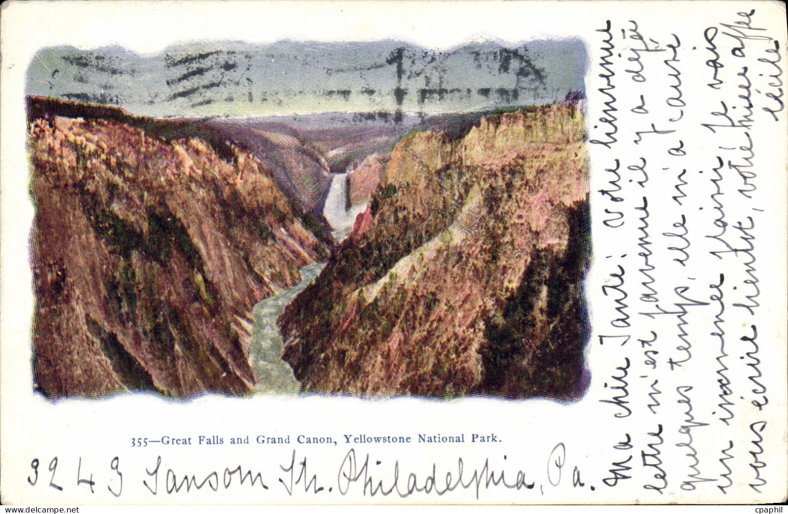 CPA Great Falls And Grand Canon Yellowstone National Park