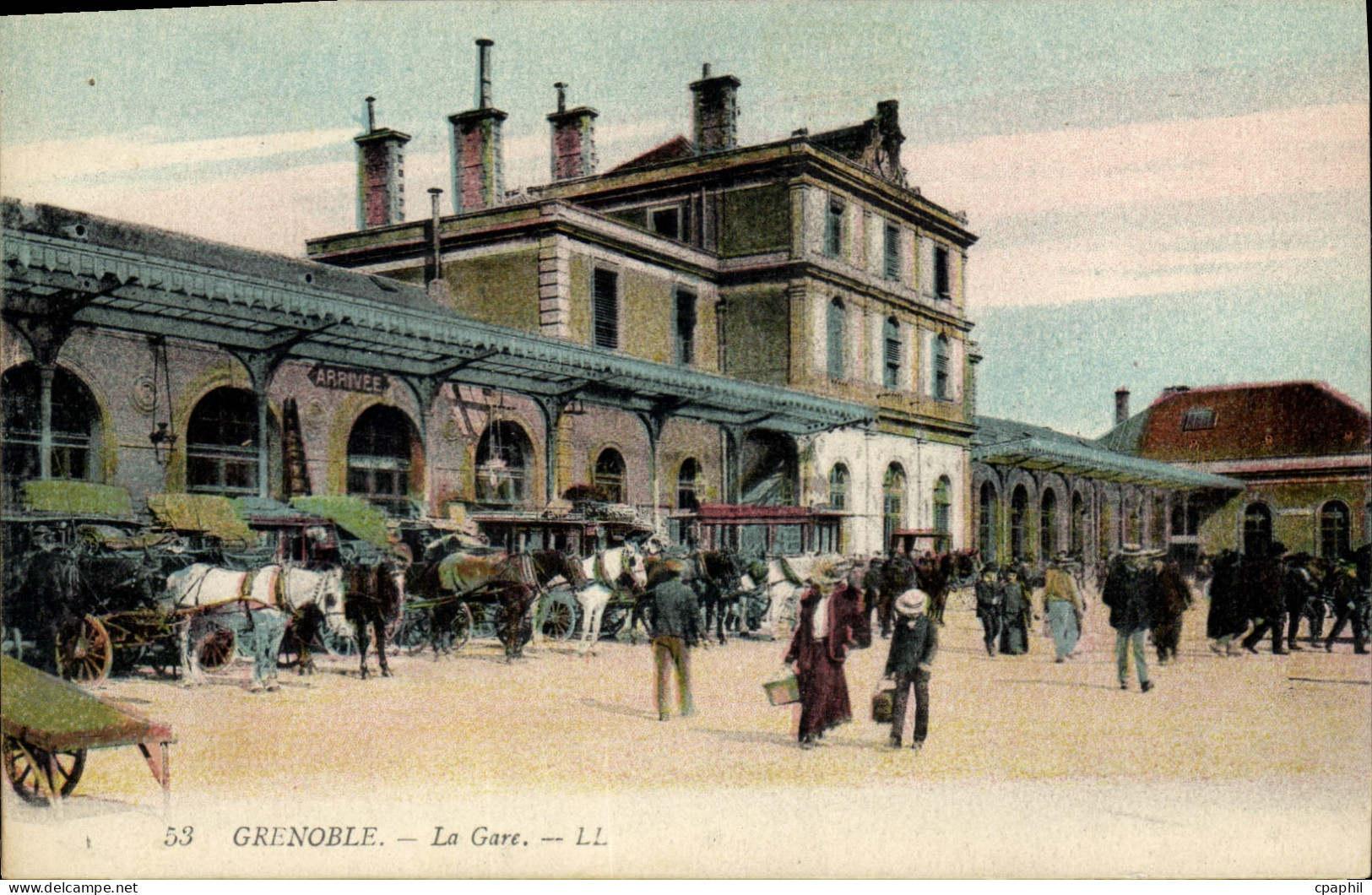 CPA Grenoble La Gare